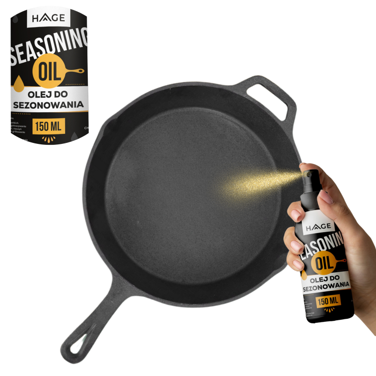 Specjalistyczny olej do sezonowania produktów żeliwnych