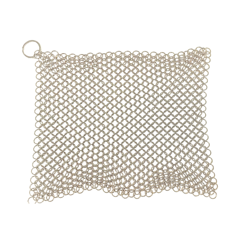 CZYŚCIK STALOWY MYJKA DO ŻELIWA KOCIOŁKÓW PATELNI ŻELIWNYCH KOLCZUGA 20CM