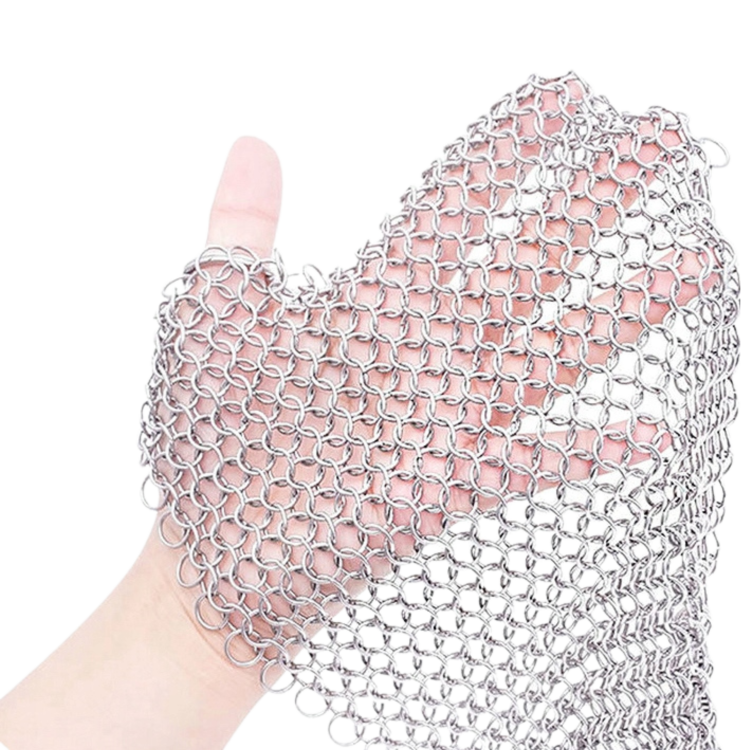 CZYŚCIK STALOWY MYJKA DO ŻELIWA KOCIOŁKÓW PATELNI ŻELIWNYCH KOLCZUGA 20CM