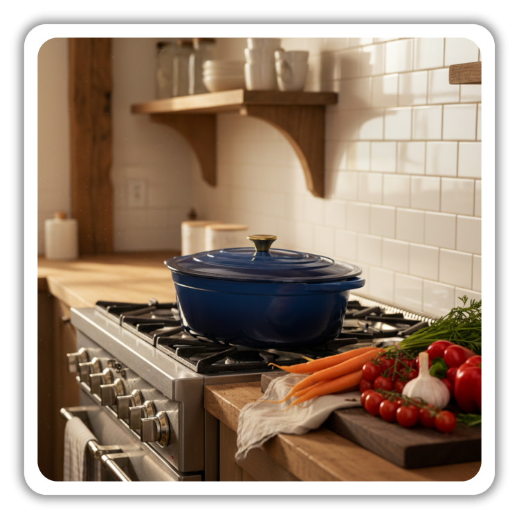 BRYTFANNA GĘSIARKA ŻELIWNA EMALIOWANA DUŻA INDUKCJA GAZ PIEKARNIK GARNEK 6L