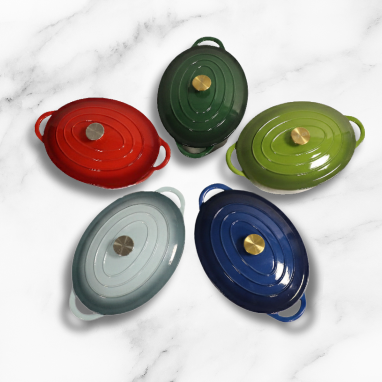 BRYTFANNA GĘSIARKA ŻELIWNA EMALIOWANA DUŻA INDUKCJA GAZ PIEKARNIK GARNEK 6L