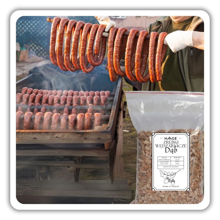 Zrębki wędzarnicze dąb 1kg