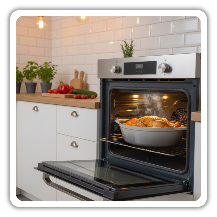 Owalna brytfanna żeliwna emaliowana 6l szara