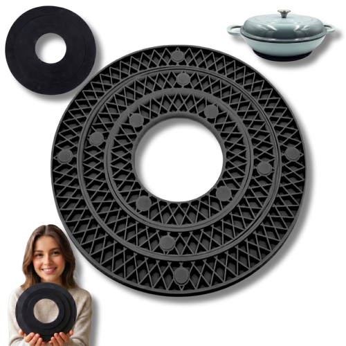 Żaroodporna silikonowa podkładka 3 sztuk składana podstawka, podstawka pod garnki ochrona termiczna gorący uchwyt na garnek silikonowa podkładka do garnków