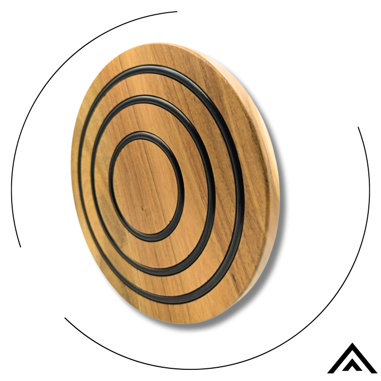 Podstawka pod patelnie garnek drewniana magnetyczna