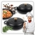 Garnek gourmet profesjonalny żeliwny emaliowany 30 cm czarny mat