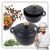 Garnek żeliwny emaliowany 5l czarny mat 26 cm