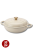 Garnek gourmet profesjonalny żeliwny emaliowany 30 cm kremowy