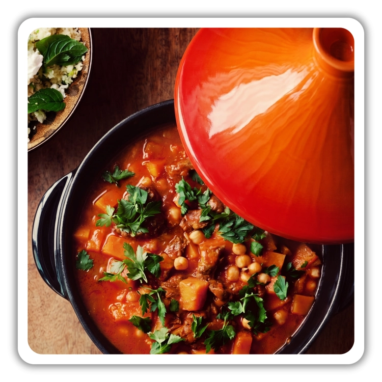 TAGINE GARNEK MAROKAŃSKI EMALIOWANY ŻELIWNY TAJINE TADŻIN TAŻIN 27 cm.png