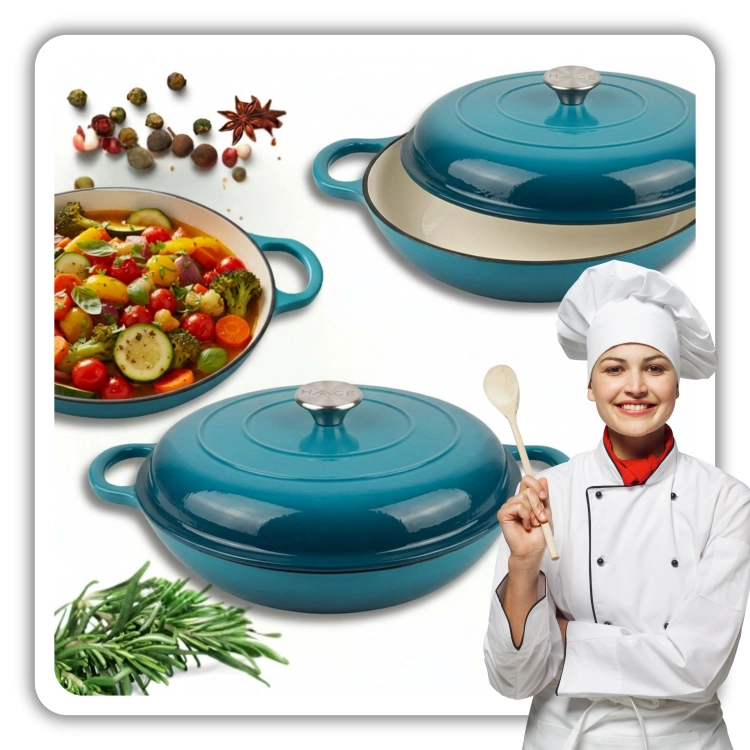 Garnek gourmet profesjonalny żeliwny emaliowany 30 cm lazurowy.png