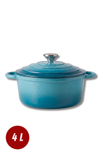 GARNEK ŻELIWNY 4L EMALIOWANY Z POKRYWKĄ LAZUROWY INDUKCJA PIEKARNIK 24CM.png