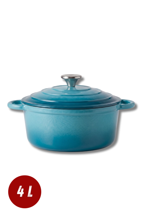 GARNEK ŻELIWNY 4L EMALIOWANY Z POKRYWKĄ LAZUROWY INDUKCJA PIEKARNIK 24CM.png