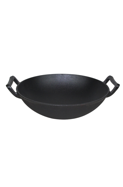 Wok żeliwny 30cm