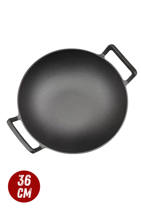 Wok żeliwny