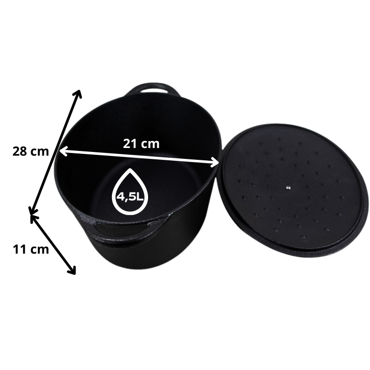 Brytfanna żeliwna 4,5L