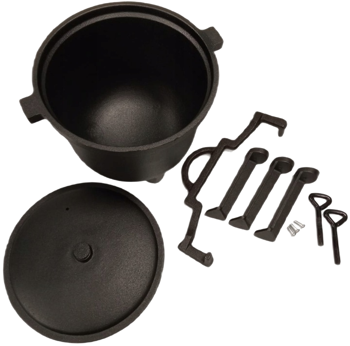 Kociołek żeliwny 4L