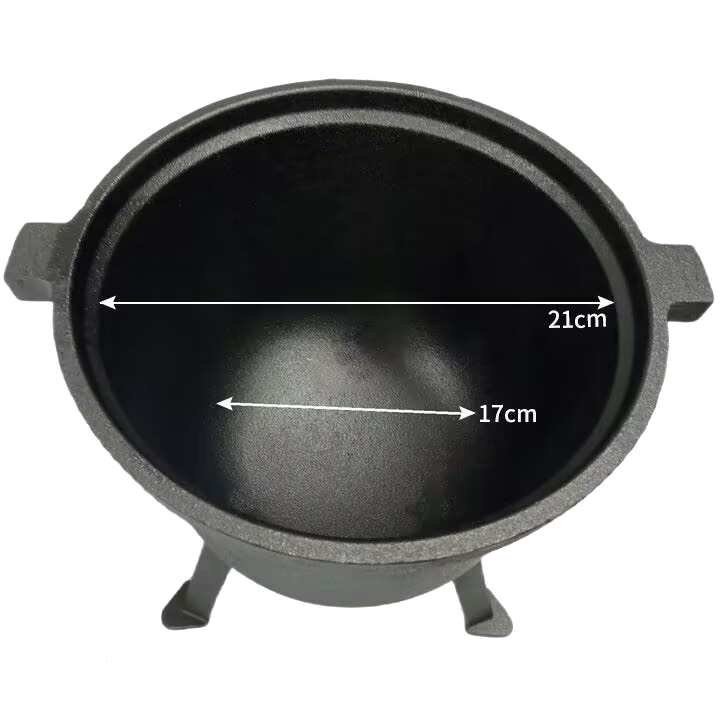 Kociołek żeliwny 4L